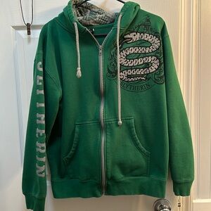Harry Potter Slytherin House Zip Up